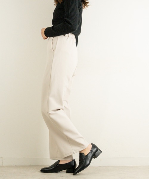 Fabby fabby（ファビィーファビィー）の「スクエアプレーンローファー（ローファー・レディース・ブラック/ベージュ/オフホワイト/ゴールド/シルバー・MEDIUM/LARGE/SMALL）」の14枚目の写真