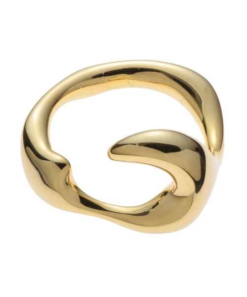 EVRIS（エヴリス）の「WAVE 2PCSリング（リング・レディース・シルバー/ゴールド・FREE）」の7枚目の写真