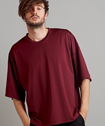 【NO ID.】Drop Shoulder Drape Big T-Shirt / ドロップ ショルダー ドレープ ビッグ Tシャツ