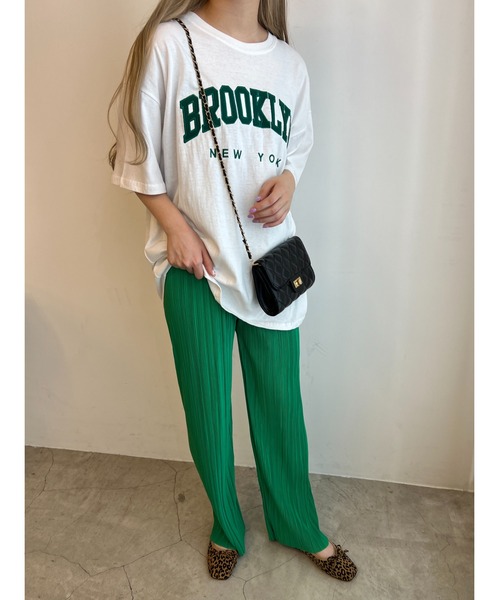 WC(ダブル シー)の「BROOKLYNビッグT(Tシャツ/カットソー・レディース・ホワイト/ネイビー/グレー・FREE)」の8枚目の写真