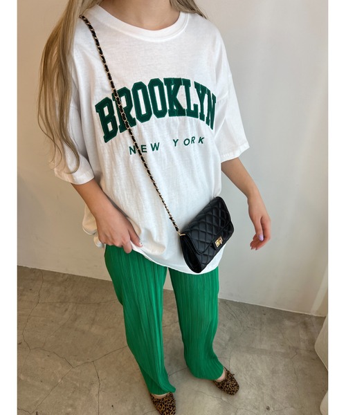 WC(ダブル シー)の「BROOKLYNビッグT(Tシャツ/カットソー・レディース・ホワイト/ネイビー/グレー・FREE)」の4枚目の写真