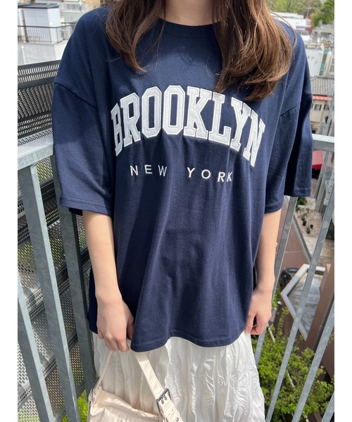 WC(ダブル シー)の「BROOKLYNビッグT(Tシャツ/カットソー・レディース・ホワイト/ネイビー/グレー・FREE)」の22枚目の写真