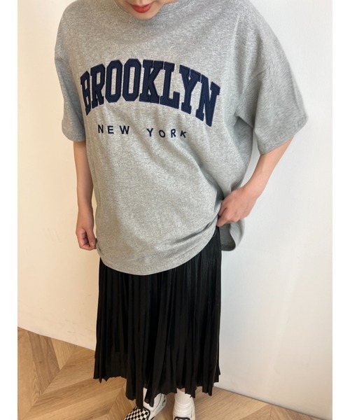 WC(ダブル シー)の「BROOKLYNビッグT(Tシャツ/カットソー・レディース・ホワイト/ネイビー/グレー・FREE)」の14枚目の写真