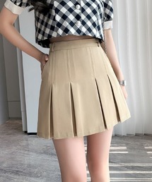 Vipoa | タイトプリーツミニスカート(スカート)