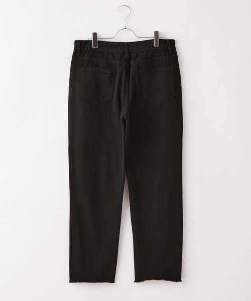 BASQUE magenta(バスクマゼンタ)の「カットオフルーズストレートデニムパンツ(デニムパンツ・メンズ・ブラック/ブルー・XL/M/L)」の16枚目の写真