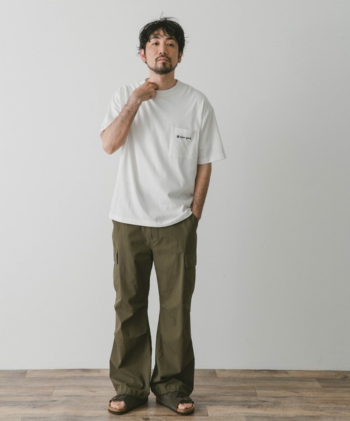 Snow Peak(スノーピーク)の「『別注』snow peak apparel×DOORS 20th PocketLogoTee(Tシャツ/カットソー・メンズ・ベージュ/グレー/ホワイト/ブラック・MEDIUM/LARGE)」の18枚目の写真