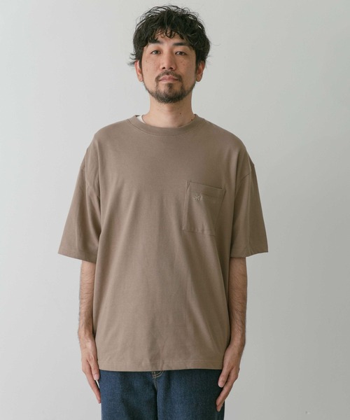Snow Peak(スノーピーク)の「『別注』snow peak apparel×DOORS 20th PocketLogoTee(Tシャツ/カットソー・メンズ・ベージュ/グレー/ホワイト/ブラック・MEDIUM/LARGE)」の21枚目の写真
