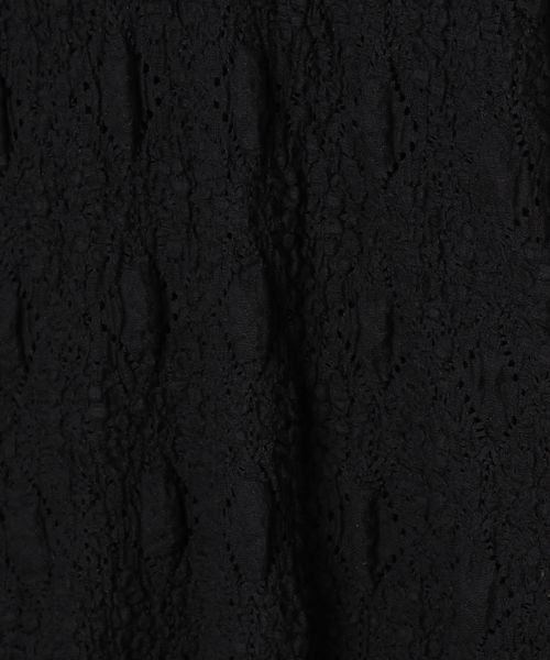 JEANASIS（ジーナシス）の「レースジャガードBIG SS TEE/907232（Tシャツ/カットソー・レディース・ブラック/ホワイト/ブルー系その他/ボルドー/チャコールグレー・FREE）」の13枚目の写真