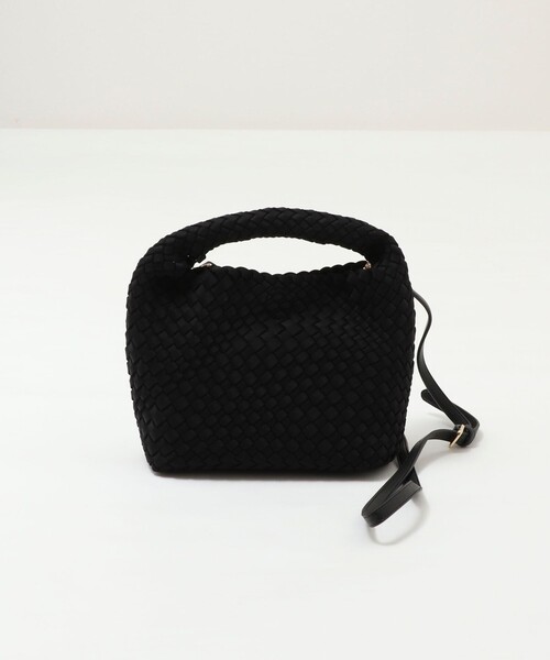 NOLLEY’S（ノーリーズ）の「メッシュワンハンドルバッグ（ショルダーバッグ・レディース・ラベンダー/ブラック/オフホワイト/ベージュ・FREE）」の3枚目の写真