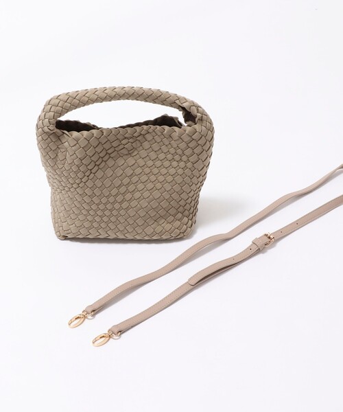 NOLLEY’S（ノーリーズ）の「メッシュワンハンドルバッグ（ショルダーバッグ・レディース・ラベンダー/ブラック/オフホワイト/ベージュ・FREE）」の12枚目の写真