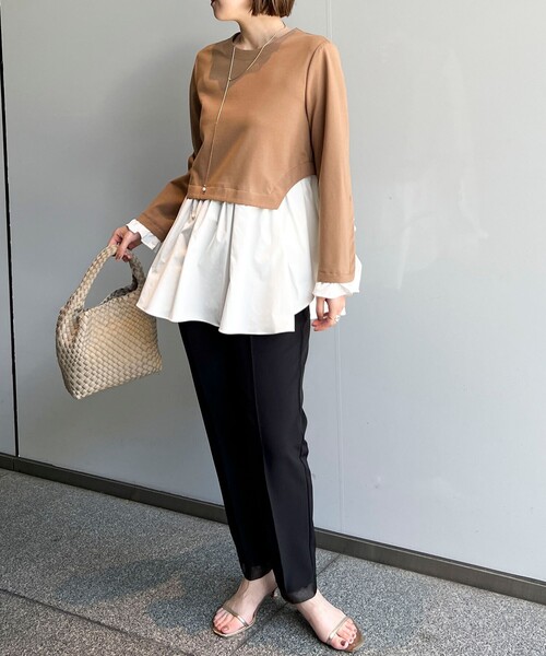 NOLLEY’S（ノーリーズ）の「メッシュワンハンドルバッグ（ショルダーバッグ・レディース・ラベンダー/ブラック/オフホワイト/ベージュ・FREE）」の14枚目の写真