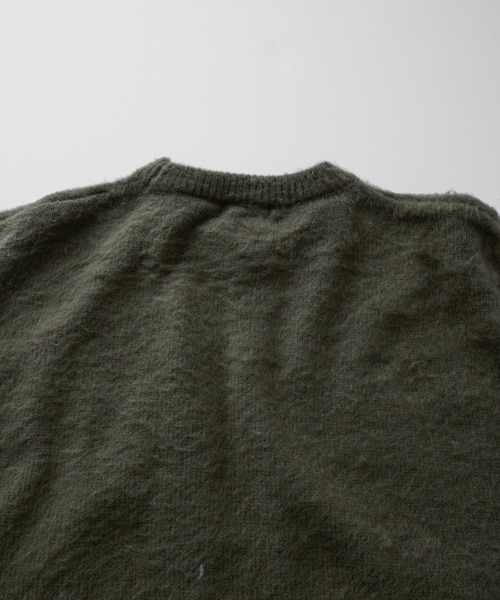 seya クルーネックシャギーセーター RUUBON】 crew neck shaggy knit / クルーネック シャギーニット