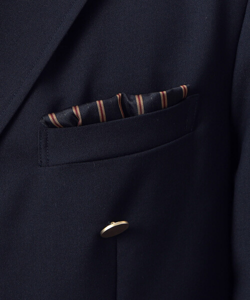 COMME　CA COMMUNE（コムサコミューン）の「ダブルブレステッド ブレザー（テーラードジャケット・メンズ・ネイビー・SMALL/MEDIUM/LARGE）」の9枚目の写真