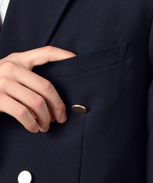 COMME　CA COMMUNE（コムサコミューン）の「ダブルブレステッド ブレザー（テーラードジャケット・メンズ・ネイビー・SMALL/MEDIUM/LARGE）」の10枚目の写真