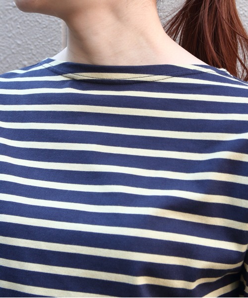 ORCIVAL（オーシバル）の「ORCIVAL/オーシバル　ロングスリーブ　40/2 JERSEY LONGSLEEVE C0137 BFJ（Tシャツ/カットソー・レディース・ブラック/ナチュラル/ホワイト/ワインレッド/ネイビー/ラベンダー/オリーブ/オートミール/チャコール/ベージュ/ダークブラウン/ダークネイビー・1/2）」の18枚目の写真