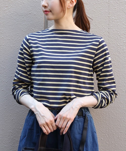 ORCIVAL（オーシバル）の「ORCIVAL/オーシバル　ロングスリーブ　40/2 JERSEY LONGSLEEVE C0137 BFJ（Tシャツ/カットソー・レディース・ブラック/ナチュラル/ホワイト/ワインレッド/ネイビー/ラベンダー/オリーブ/オートミール/チャコール/ベージュ/ダークブラウン/ダークネイビー・1/2）」の20枚目の写真