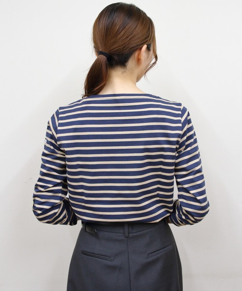 ORCIVAL（オーシバル）の「ORCIVAL/オーシバル　ロングスリーブ　40/2 JERSEY LONGSLEEVE C0137 BFJ（Tシャツ/カットソー・レディース・ブラック/ナチュラル/ホワイト/ワインレッド/ネイビー/ラベンダー/オリーブ/オートミール/チャコール/ベージュ・1/2）」の14枚目の写真