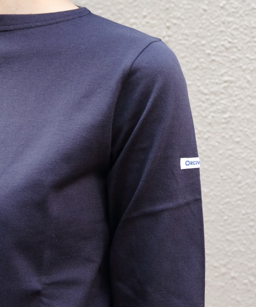 ORCIVAL（オーシバル）の「ORCIVAL/オーシバル　ロングスリーブ　40/2 JERSEY LONGSLEEVE C0137 BFJ（Tシャツ/カットソー・レディース・ブラック/ナチュラル/ホワイト/ワインレッド/ネイビー/ラベンダー/オリーブ/オートミール/チャコール/ベージュ・1/2）」の22枚目の写真