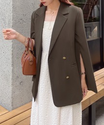 JUNOAH | 袖スリット金ボタンテーラードジャケット(テーラードジャケット)