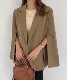 JUNOAH | 袖スリット金ボタンテーラードジャケット(テーラードジャケット)