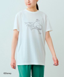 ＩＥＤＩＴ　Ｄｉｓｎｅｙ　フロッキープリントの「リトルマーメイド」サブキャラＴシャツ