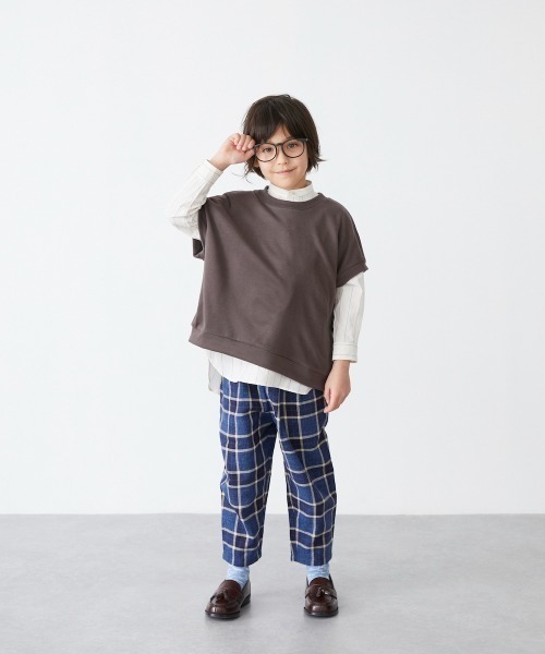 EAST END HIGHLANDERS(イーストエンドハイランダーズ)の「East End Highlanders / メランジソックス(ソックス/靴下・キッズ・グレー/ブルー/ベージュ/バーガンディー・16-18cm/22-24cm/13-15cm/19-21cm)」の10枚目の写真