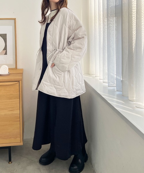 ⭐️GRADE⭐️フォックス⭐️ダウン⭐️ミドルコート⭐️未使用⭐️Ｌ⭐️18万 小さいサイズ】ベーシックタフタミドルダウンコート(ダウン