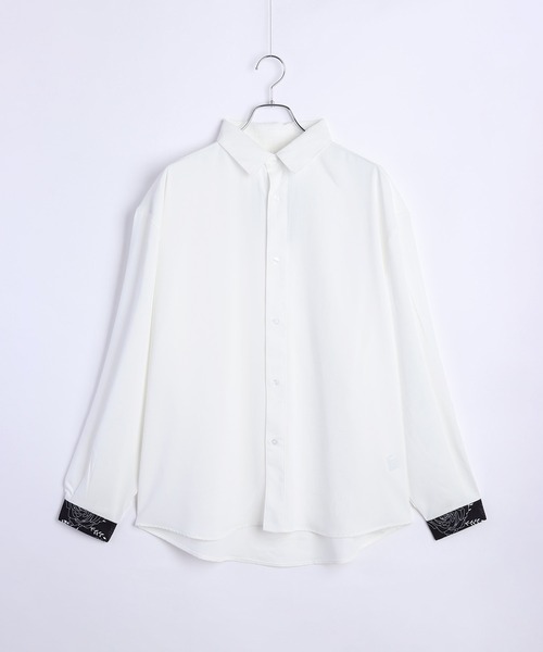 WESTSEA(ウエストシー)の「ネクタイ付き薔薇 とろみシャツ(シャツ/ブラウス・メンズ・ホワイト×ブラック/ブラック/ホワイト/ブルー/ホワイト系その他/ブルー系その他/ブラック系その他・M/L)」の15枚目の写真