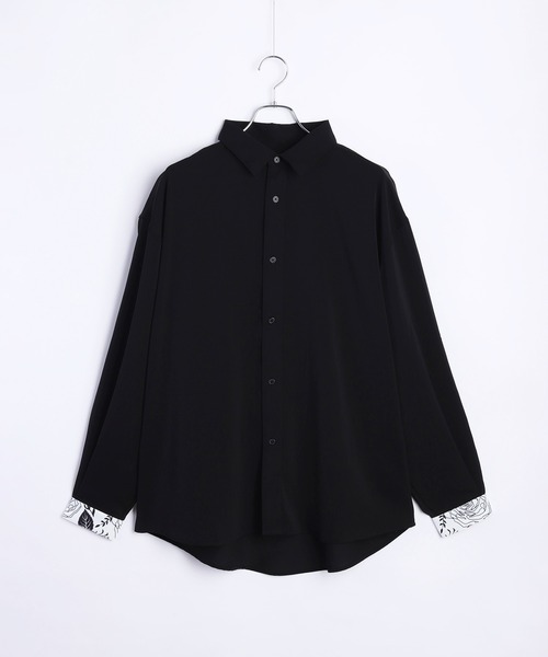 WESTSEA(ウエストシー)の「ネクタイ付き薔薇 とろみシャツ(シャツ/ブラウス・メンズ・ホワイト×ブラック/ブラック/ホワイト/ブルー/ホワイト系その他/ブルー系その他/ブラック系その他・M/L)」の18枚目の写真