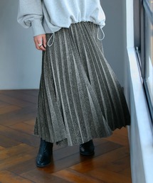 VIS | ラメニットプリーツスカート(スカート)