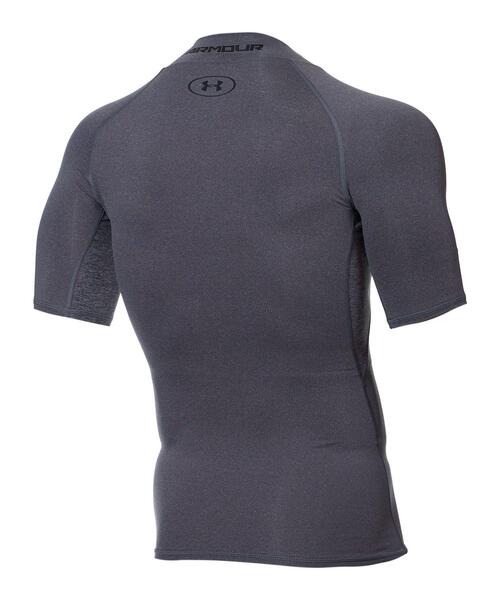 UNDER ARMOUR（アンダーアーマー）の「UAヒートギアアーマー ショートスリーブ モック シャツ（トレーニング/メンズ）（Tシャツ/カットソー・メンズ・グレー・M/L/S/XL/XXL）」の2枚目の写真