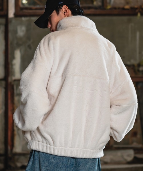 improves（インプローブス）の「【UAU】ファー スタンド ジップブルゾン（ブルゾン・メンズ・ベージュ/アイボリー/ブラック・LARGE/X-LARGE/MEDIUM）」の5枚目の写真