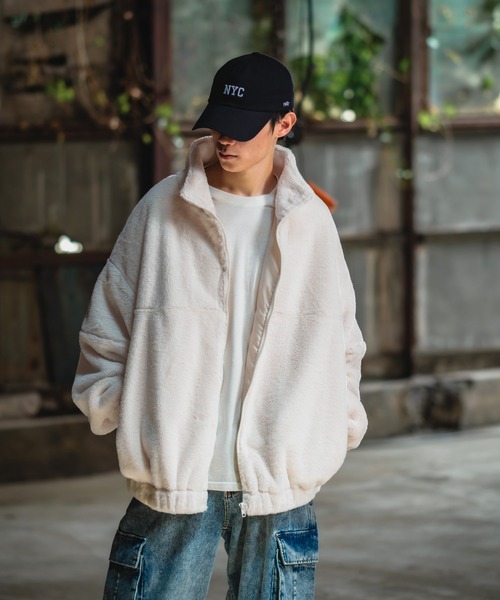 improves（インプローブス）の「【UAU】ファー スタンド ジップブルゾン（ブルゾン・メンズ・ベージュ/アイボリー/ブラック・LARGE/X-LARGE/MEDIUM）」の6枚目の写真