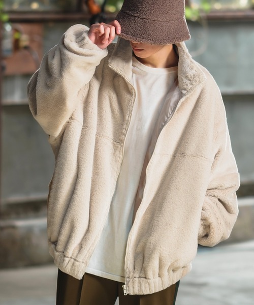 improves（インプローブス）の「【UAU】ファー スタンド ジップブルゾン（ブルゾン・メンズ・ベージュ/アイボリー/ブラック・LARGE/X-LARGE/MEDIUM）」の14枚目の写真