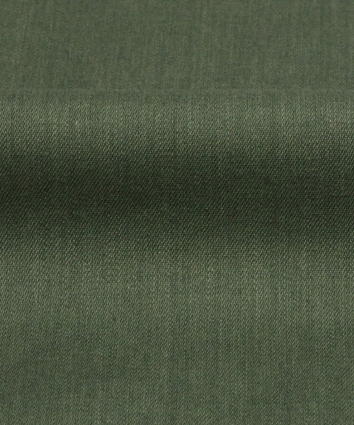 TOKYO SHIRTS(トウキョウシャツ)の「形態安定ノーアイロン スタンドカラー 長袖ストレートベーシックシャツ(シャツ/ブラウス・レディース・ネイビー/カーキオリーブ・M/LL/L)」の6枚目の写真