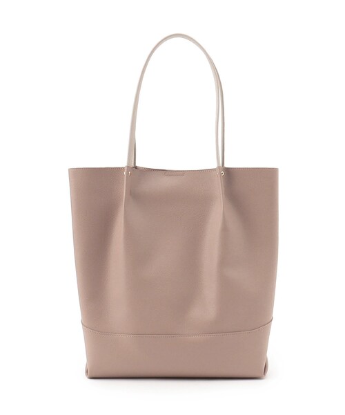 grove(グローブ)の「◆【A4サイズ】1枚革風タック切り替えトート(トートバッグ・レディース・ブラック/ブラウン系その他/ピンク系その他/ライトグレー・00)」の16枚目の写真