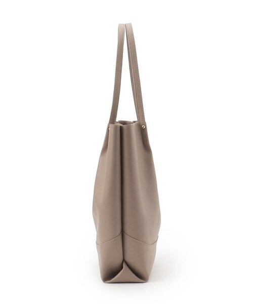 grove(グローブ)の「◆【A4サイズ】1枚革風タック切り替えトート(トートバッグ・レディース・ブラック/ブラウン系その他/ピンク系その他/ライトグレー・00)」の12枚目の写真