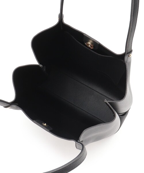 grove(グローブ)の「◆【A4サイズ】1枚革風タック切り替えトート(トートバッグ・レディース・ブラック/ブラウン系その他/ピンク系その他/ライトグレー・00)」の17枚目の写真