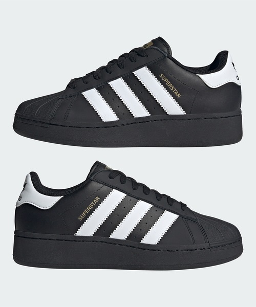 adidas（アディダス）の「adidas/アディダス SUPERSTAR XLG スーパースター スニーカー（スニーカー・レディース・ブラック・23cm/24.5cm/23.5cm/24cm）」の9枚目の写真