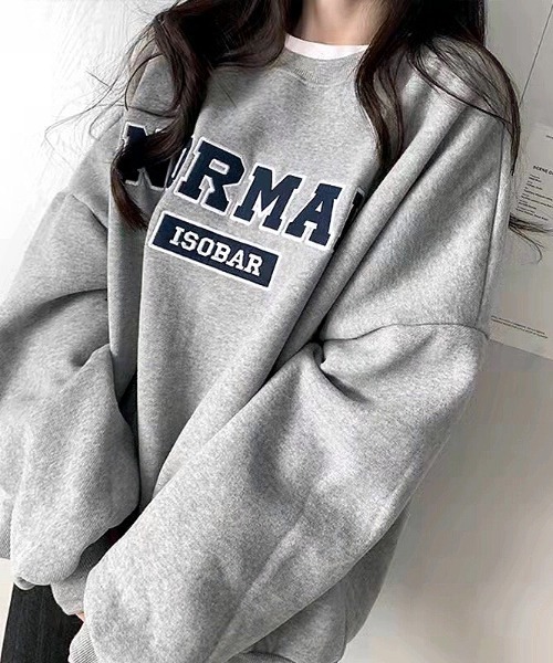 セール】NORMALロゴ裏起毛トレーナー（スウェット）｜SHEENA