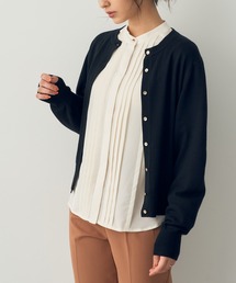 YECCA VECCA | 金釦クルーネックニットカーディガン(カーディガン/ボレロ)