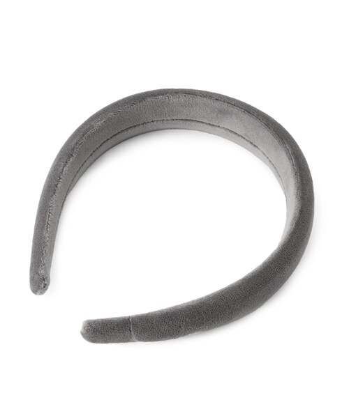 OPAQUE.CLIP(オペークドットクリップ)の「◆ベロアカチューシャ(その他ヘアアクセサリー・レディース・ブラック/グレー・00)」の3枚目の写真