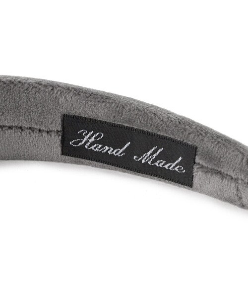 OPAQUE.CLIP(オペークドットクリップ)の「◆ベロアカチューシャ(その他ヘアアクセサリー・レディース・ブラック/グレー・00)」の6枚目の写真