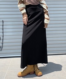 c.u.l | シンプルマキシスリットスカート culw567(スカート)