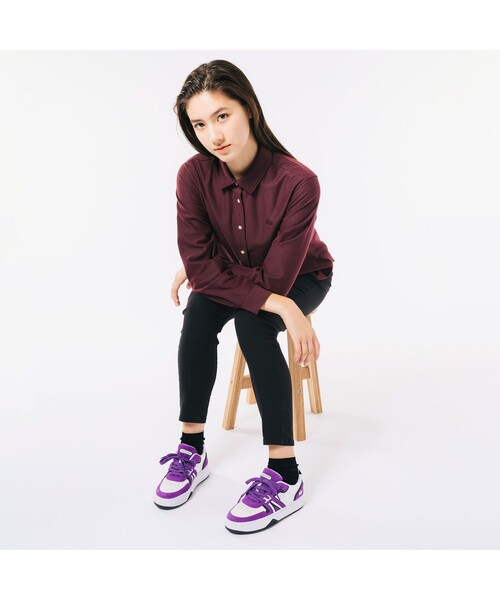 LACOSTE(ラコステ)の「レディース L001 223 3 SFA(スニーカー・レディース・ホワイト×グリーン/ホワイト×パープル・22.5cm/23.0cm/24.5cm/24.0cm/23.5cm)」の15枚目の写真