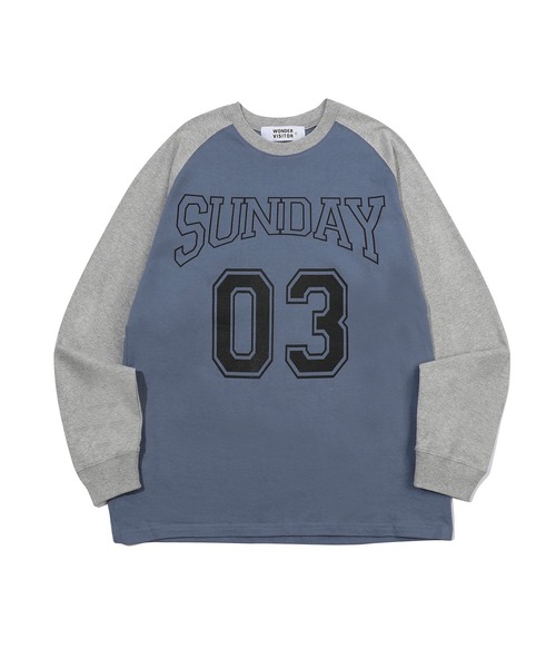 セール】WONDER VISITOR／SUNDAYラグラン長袖T 2982982（Tシャツ