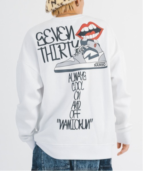RE730 なみおくんスニーカーデザイントレーナー（スウェット）｜RE730（アールイーセブンサーティー）