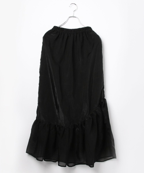 GLOBAL WORK（グローバルワーク）の「フワフワスカート/AND YUA ANY/980420（スカート・キッズ・ブラック/オフホワイト・150cm/160cm）」の20枚目の写真