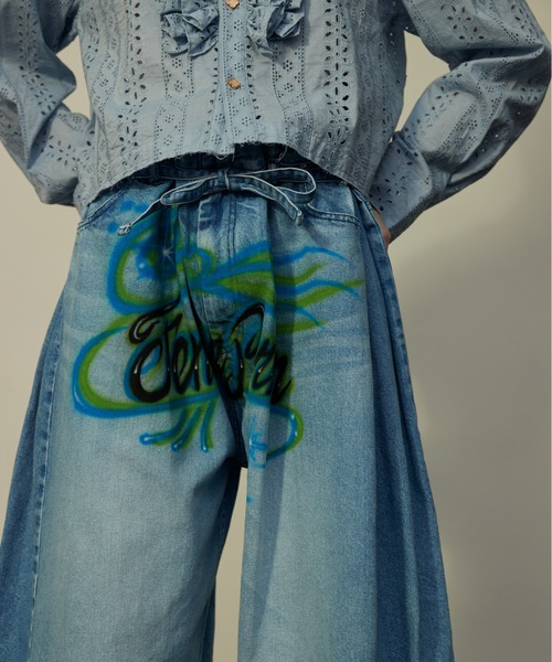 TENDER PERSON（テンダーパーソン）の「DENIM BAGGY PANTS