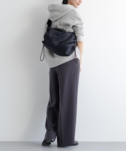 BARNYARDSTORM(バンヤードストーム)の「荷物が多くても安心/ドロストビッグショルダー(ショルダーバッグ・レディース・ライトベージュ/ブラック・FREE)」の20枚目の写真